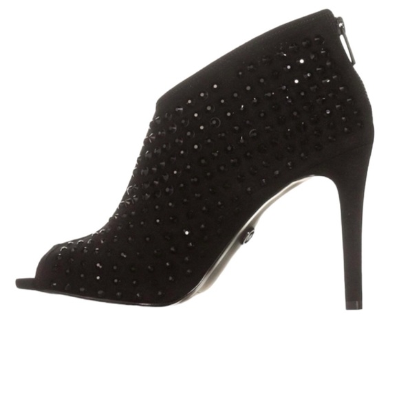 Michael Kors Dani Open Toe Studded Leather Booties - Picture 2 of 8